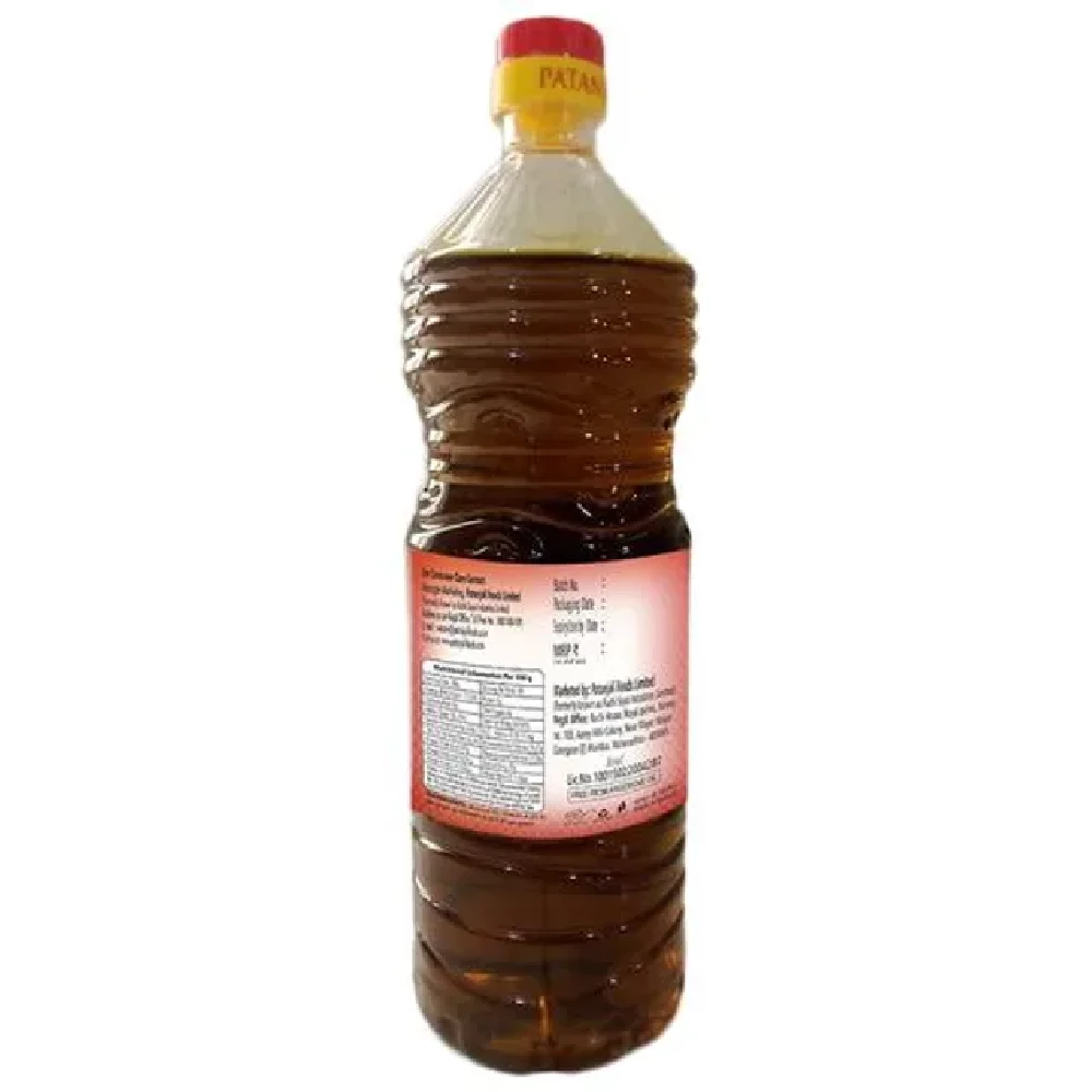 Patanjali Fortified Mustard Oil, 1 L Bottle-2.webp